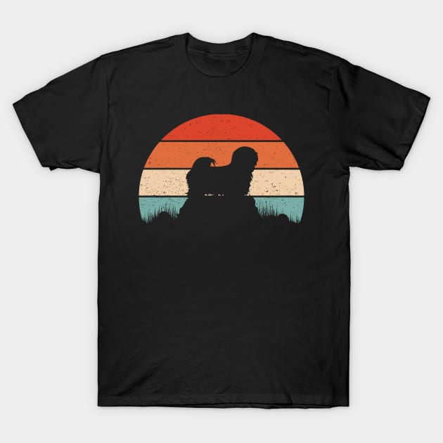 Lhasa Apso Sunset T-Shirt by Tesszero